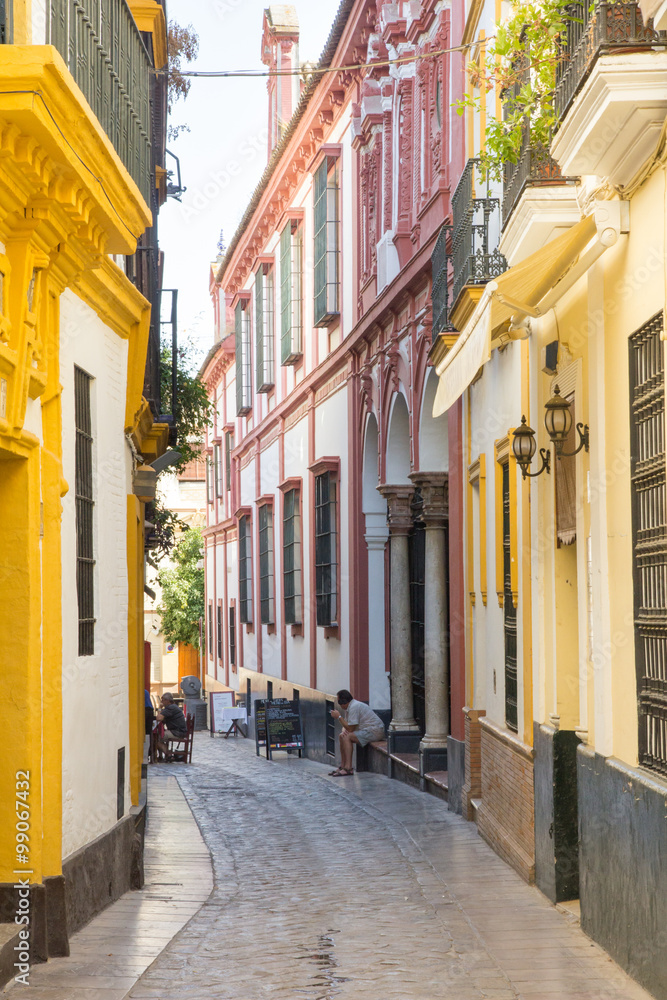 Narrow street in Seville